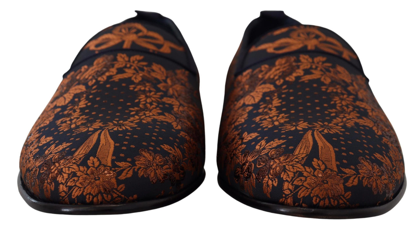 Dolce & Gabbana Elegant Floral Slip-On Loafers Dolce & Gabbana