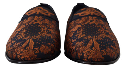 Dolce & Gabbana Elegant Floral Slip-On Loafers Dolce & Gabbana