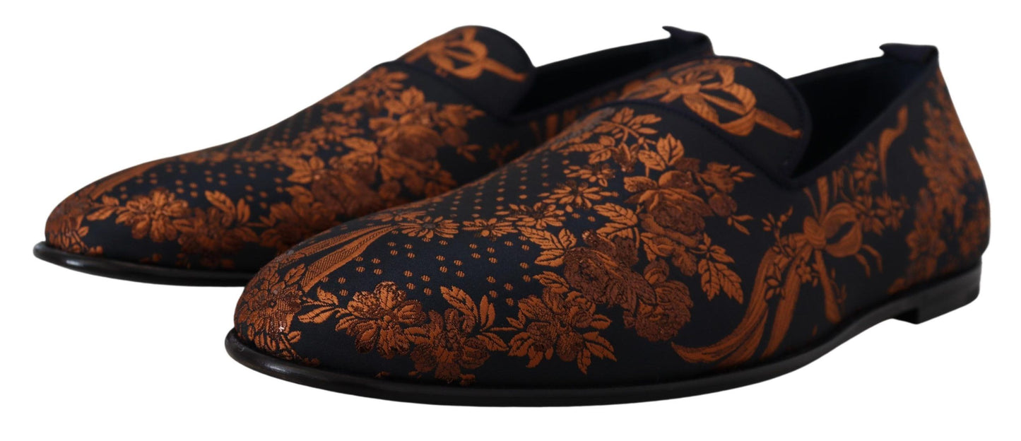 Dolce & Gabbana Elegant Floral Slip-On Loafers Dolce & Gabbana