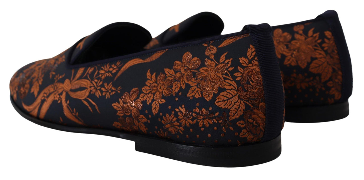 Dolce & Gabbana Elegant Floral Slip-On Loafers Dolce & Gabbana