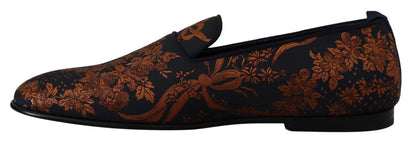 Dolce & Gabbana Elegant Floral Slip-On Loafers Dolce & Gabbana