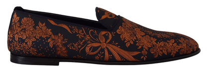 Dolce & Gabbana Elegant Floral Slip-On Loafers Dolce & Gabbana