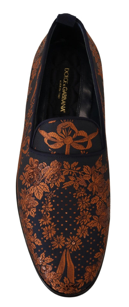 Dolce & Gabbana Elegant Floral Slip-On Loafers Dolce & Gabbana