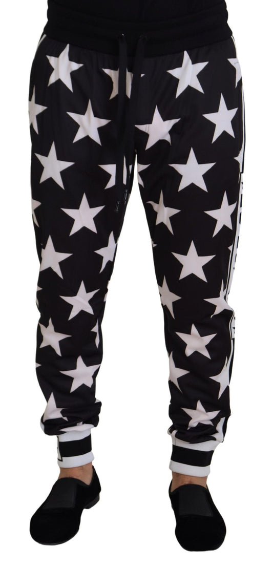 Dolce & Gabbana Star Print Casual Sweatpants with Logo Detail Dolce & Gabbana