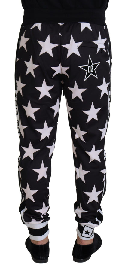 Dolce & Gabbana Star Print Casual Sweatpants with Logo Detail Dolce & Gabbana