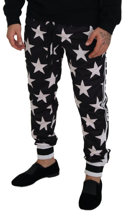 Dolce & Gabbana Star Print Casual Sweatpants with Logo Detail Dolce & Gabbana