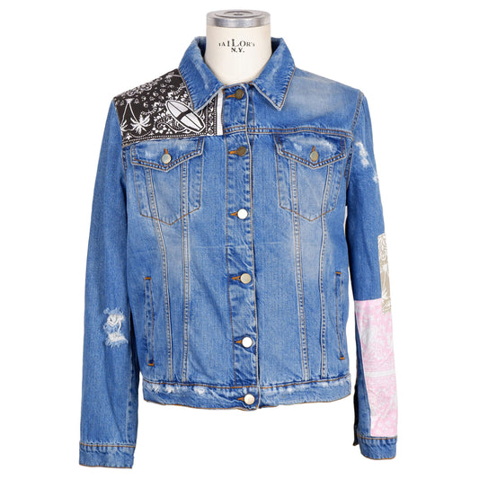 Comme Des Fuckdown Abstract Denim Elegance Men's Jacket Comme Des Fuckdown