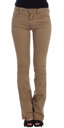 Costume National Chic Beige Straight Leg Fashion Jeans Costume National