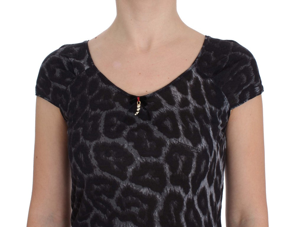 Chic Leopard Modal Top by Cavalli Cavalli