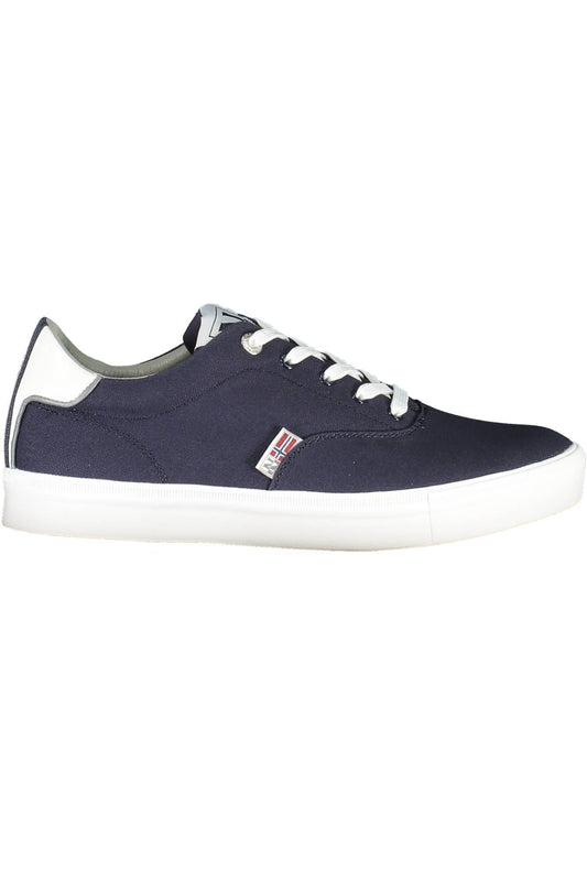 Napapijri Sleek Blue Lace-Up Sports Sneakers Napapijri