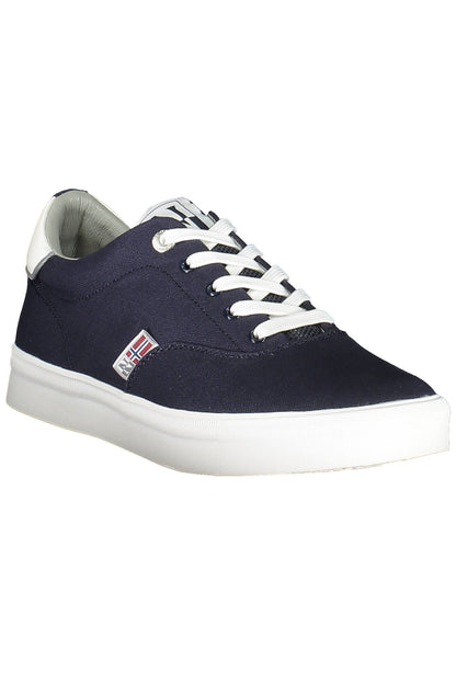 Napapijri Sleek Blue Lace-Up Sports Sneakers Napapijri