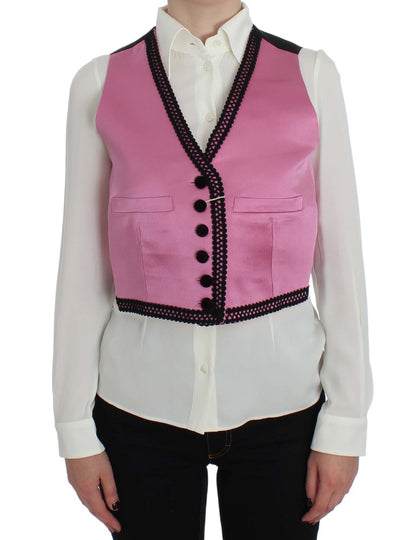 Dolce & Gabbana Silk-Cotton Blend Torero Inspired Vest Dolce & Gabbana