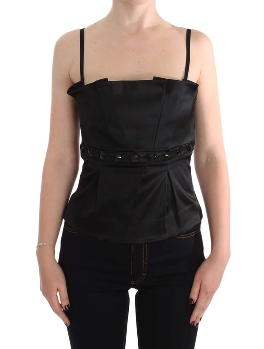 Exte Elegant Black Evening Cami Top Exte