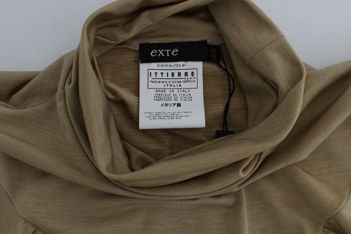 Exte গ্ল্যামারাস গোল্ড Turtleneck ন্যস্ত শীর্ষ