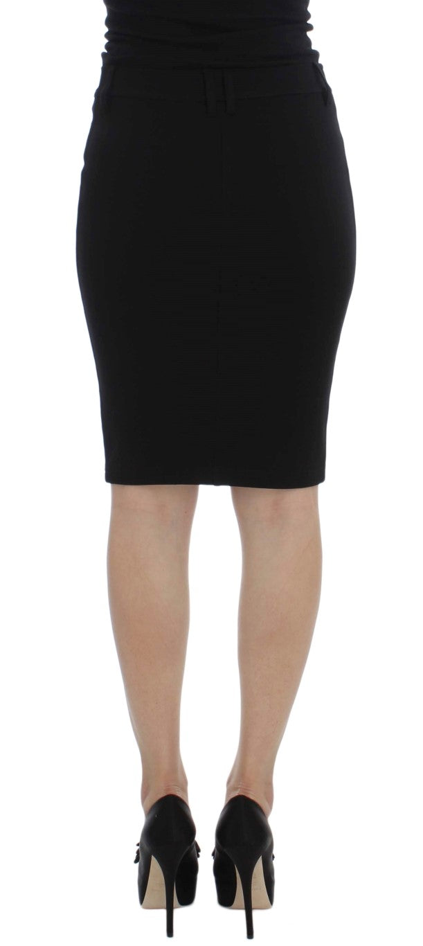 PLEIN SUD Elegant Black Pencil Skirt for Chic Look PLEIN SUD