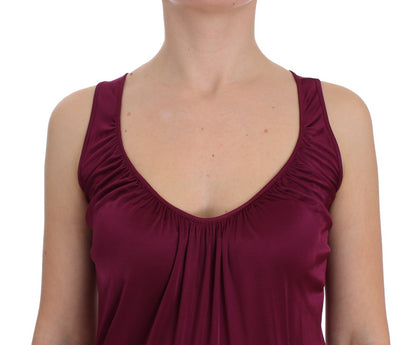 PLEIN SUD Elegant Purple Rayon Cami Blouse PLEIN SUD