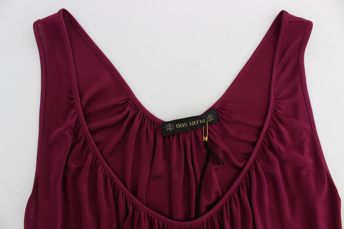 PLEIN SUD Elegant Purple Rayon Cami Blouse PLEIN SUD