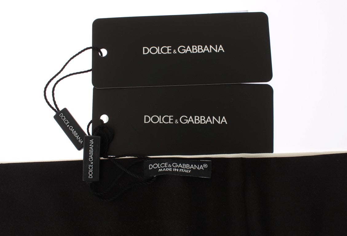 Dolce & Gabbana Exclusive White Silk Cummerbund Dolce & Gabbana