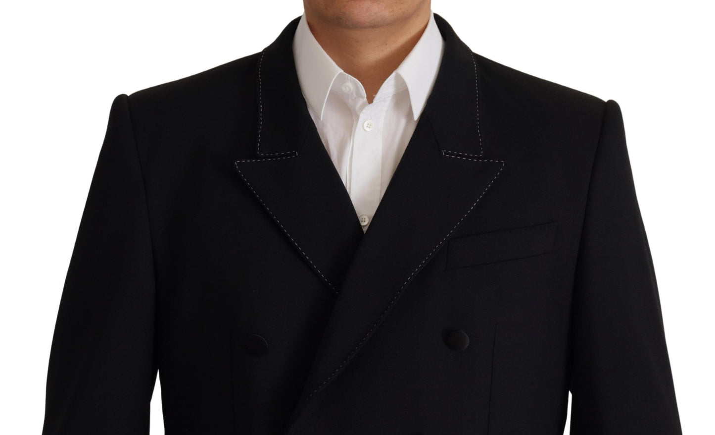 Dolce & Gabbana Elegant Double Breasted Wool Blazer Dolce & Gabbana