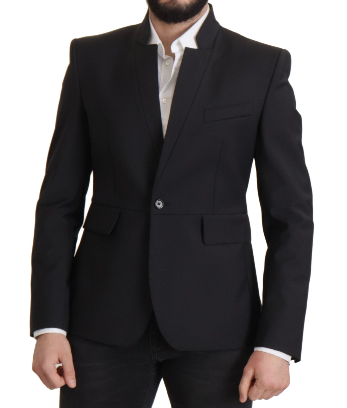 Dolce & Gabbana Elegant Single-Breasted Wool Blazer Dolce & Gabbana