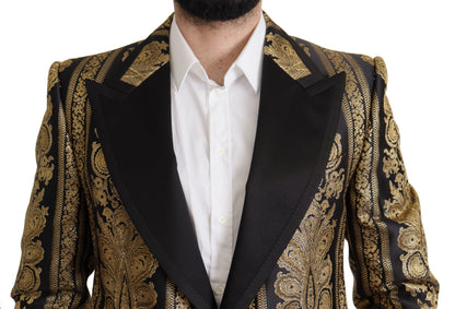 Dolce & Gabbana Elegant Single Breasted Jacquard Blazer Dolce & Gabbana