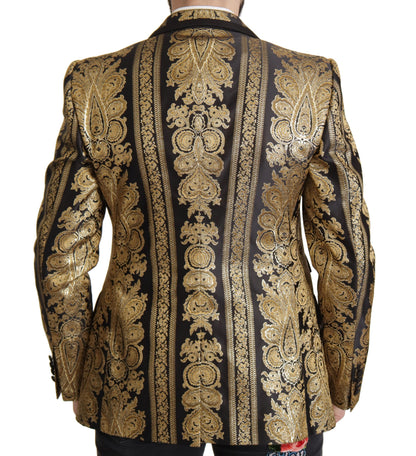 Dolce & Gabbana Elegant Single Breasted Jacquard Blazer Dolce & Gabbana