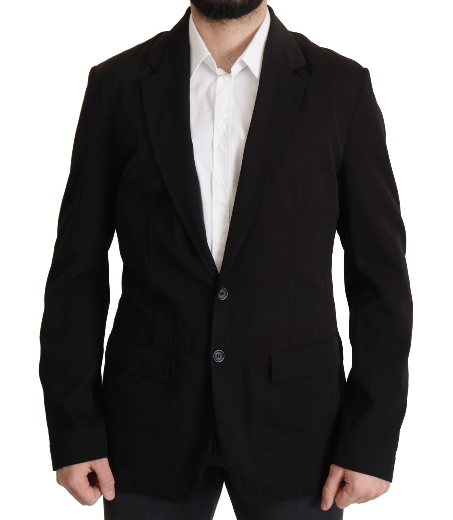 Dolce & Gabbana Elegant Virgin Wool Single Breasted Jacket Dolce & Gabbana