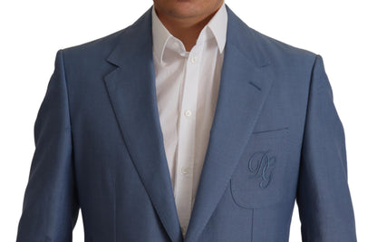 Dolce & Gabbana Elegant Single Breasted Linen Jacket Dolce & Gabbana