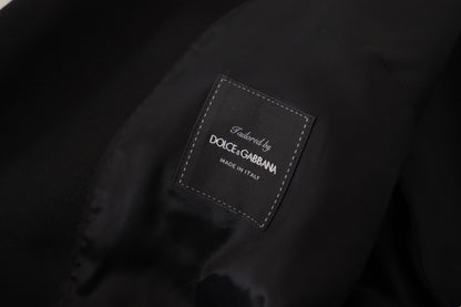 Dolce & Gabbana Elegant Slim Fit Double Breasted Wool Blazer Dolce & Gabbana