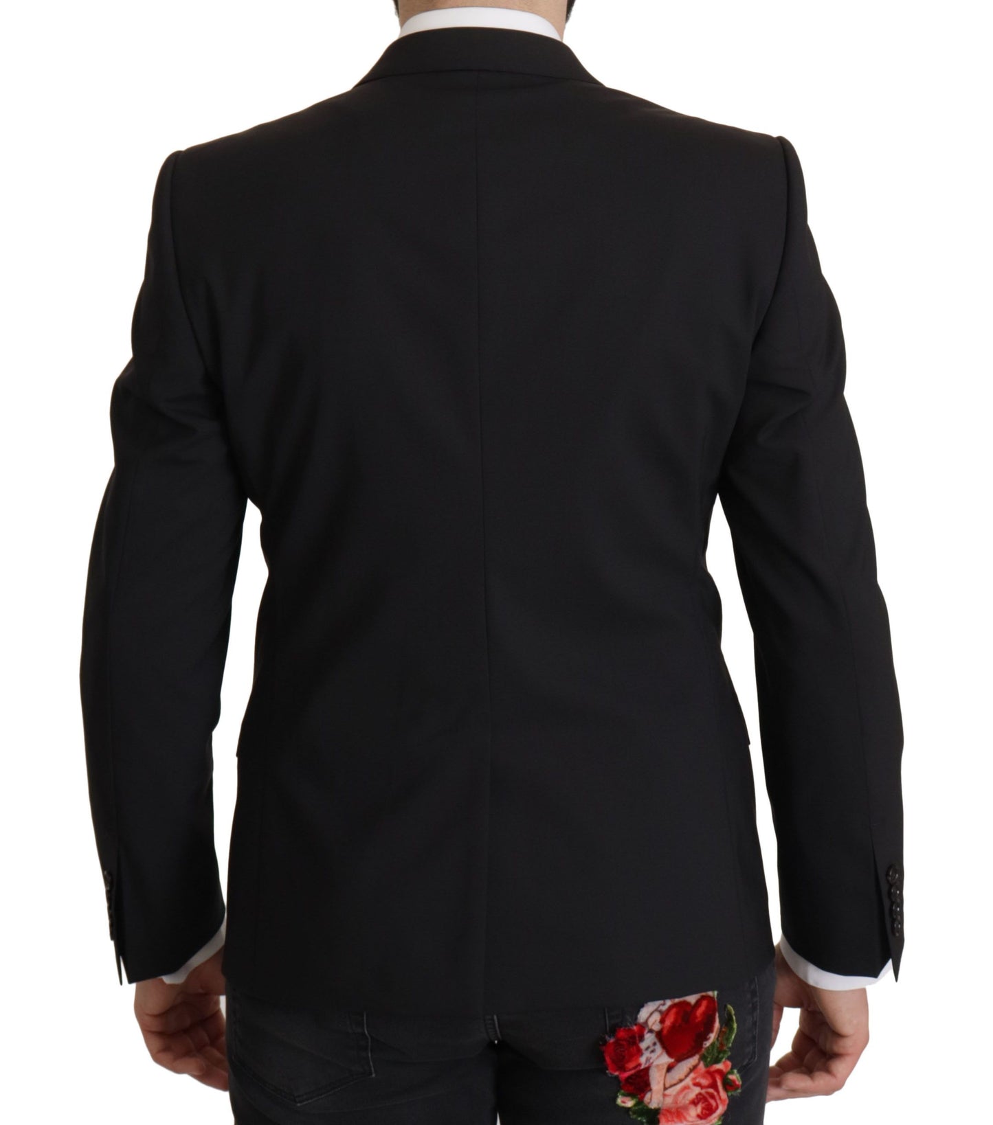 Dolce & Gabbana Elegant Slim Fit Black Blazer Jacket Dolce & Gabbana