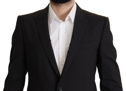 Dolce & Gabbana Elegant Slim Fit Black Blazer Jacket Dolce & Gabbana