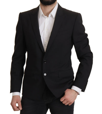 Dolce & Gabbana Elegant Slim Fit Black Blazer Jacket Dolce & Gabbana