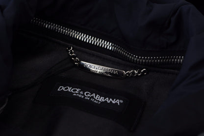 Dolce & Gabbana Elegant Black Bomber Blouson Jacket Dolce & Gabbana