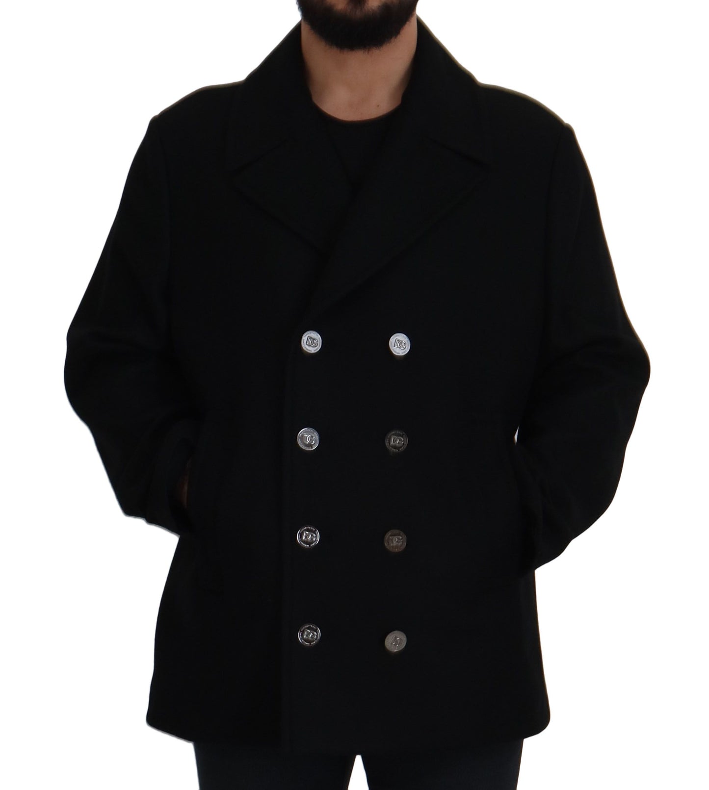 Dolce & Gabbana Elegant Double Breasted Wool Overcoat Dolce & Gabbana