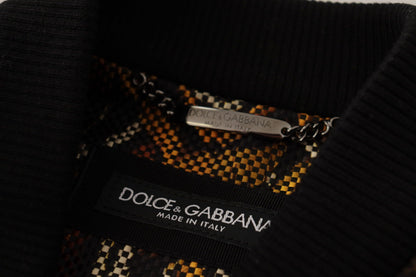 Dolce & Gabbana Elegant Brown Blouson Jacket Dolce & Gabbana