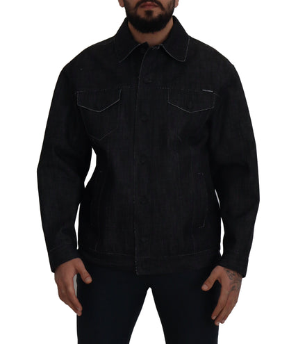 Dolce & Gabbana Elegant Black Denim Jacket Dolce & Gabbana