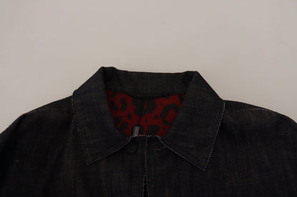 Dolce & Gabbana Elegant Black Denim Jacket Dolce & Gabbana