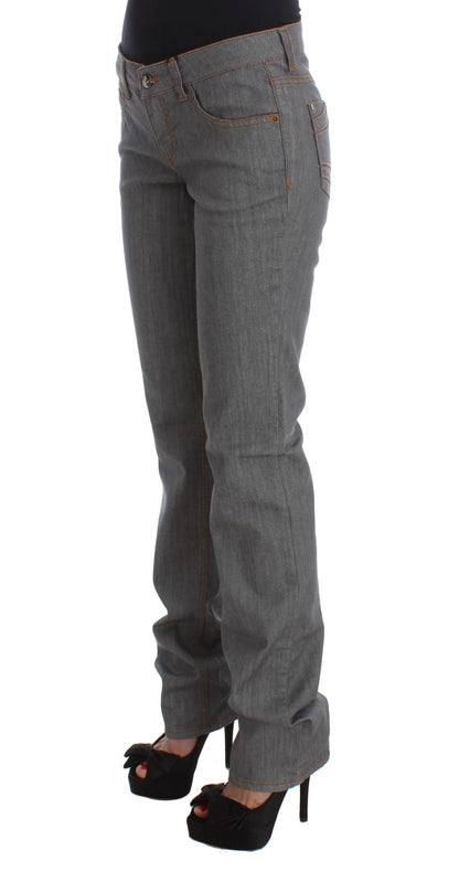 Costume National Elegant Gray Regular Fit Jeans Costume National