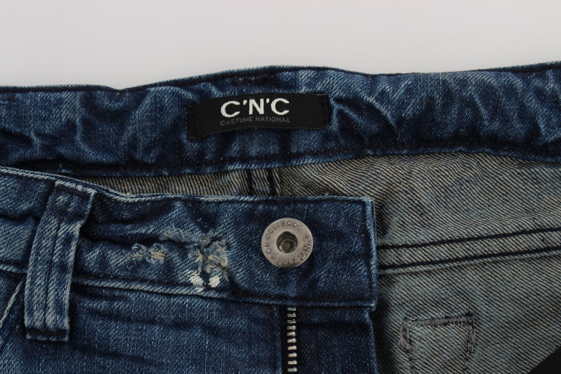 Costume National Chic Blue Regular Fit Denim Costume National