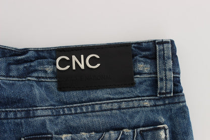 Costume National Chic Blue Regular Fit Denim Costume National