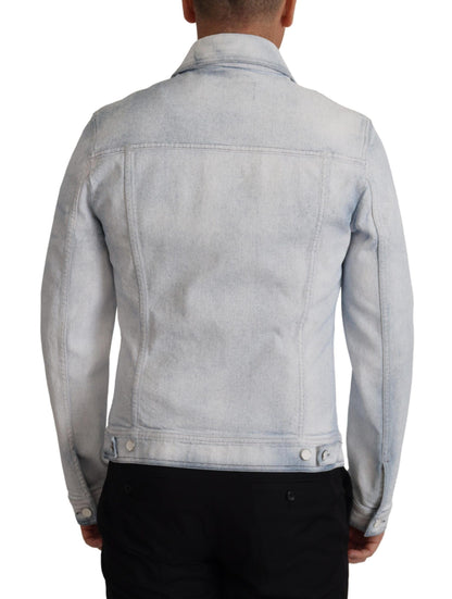 Dolce & Gabbana Elegant Light Blue Denim Jacket Dolce & Gabbana