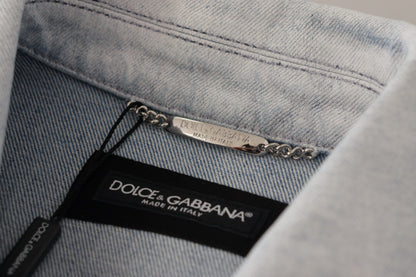 Dolce & Gabbana Elegant Light Blue Denim Jacket Dolce & Gabbana