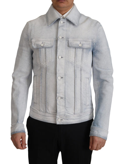 Dolce & Gabbana Elegant Light Blue Denim Jacket Dolce & Gabbana