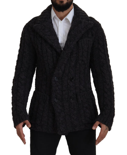 Dolce & Gabbana Elegant Double-Breasted Wool-Cashmere Coat Dolce & Gabbana