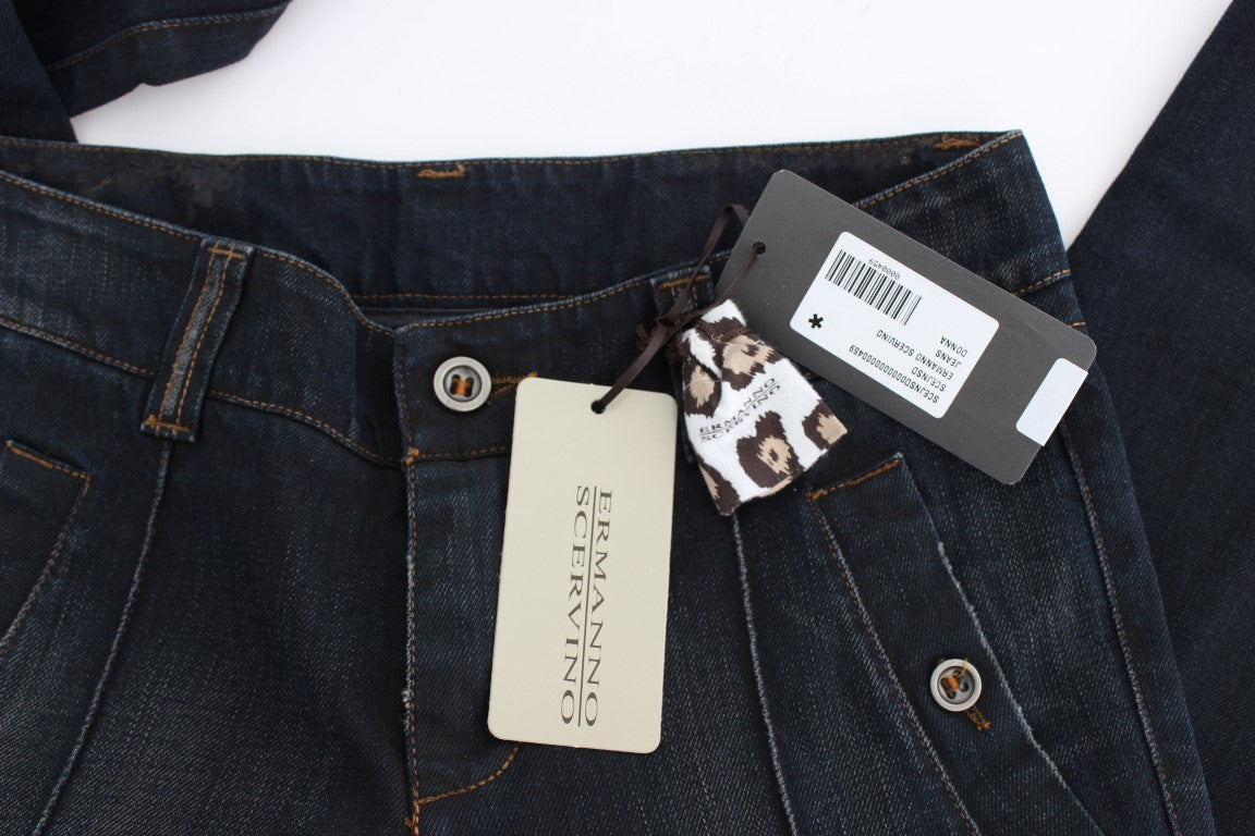 Ermanno Scervino Chic Slim Fit Italian Cotton Jeans Ermanno Scervino