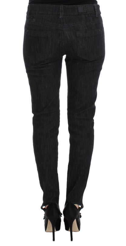 Ermanno Scervino Elegant Slim Fit Blue Jeans Ermanno Scervino