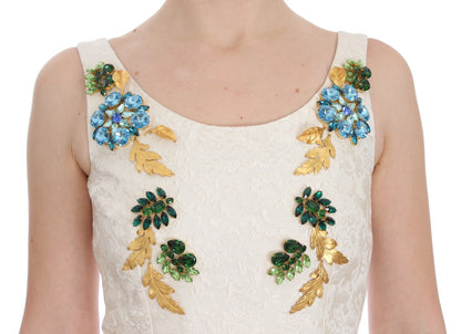 Dolce & Gabbana Elegant Floral Brocade Sheath Dress Dolce & Gabbana