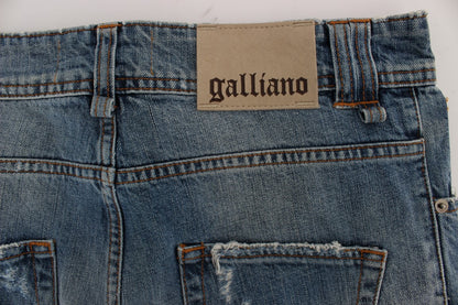 John Galliano Chic Boyfriend Blue Wash Jeans John Galliano