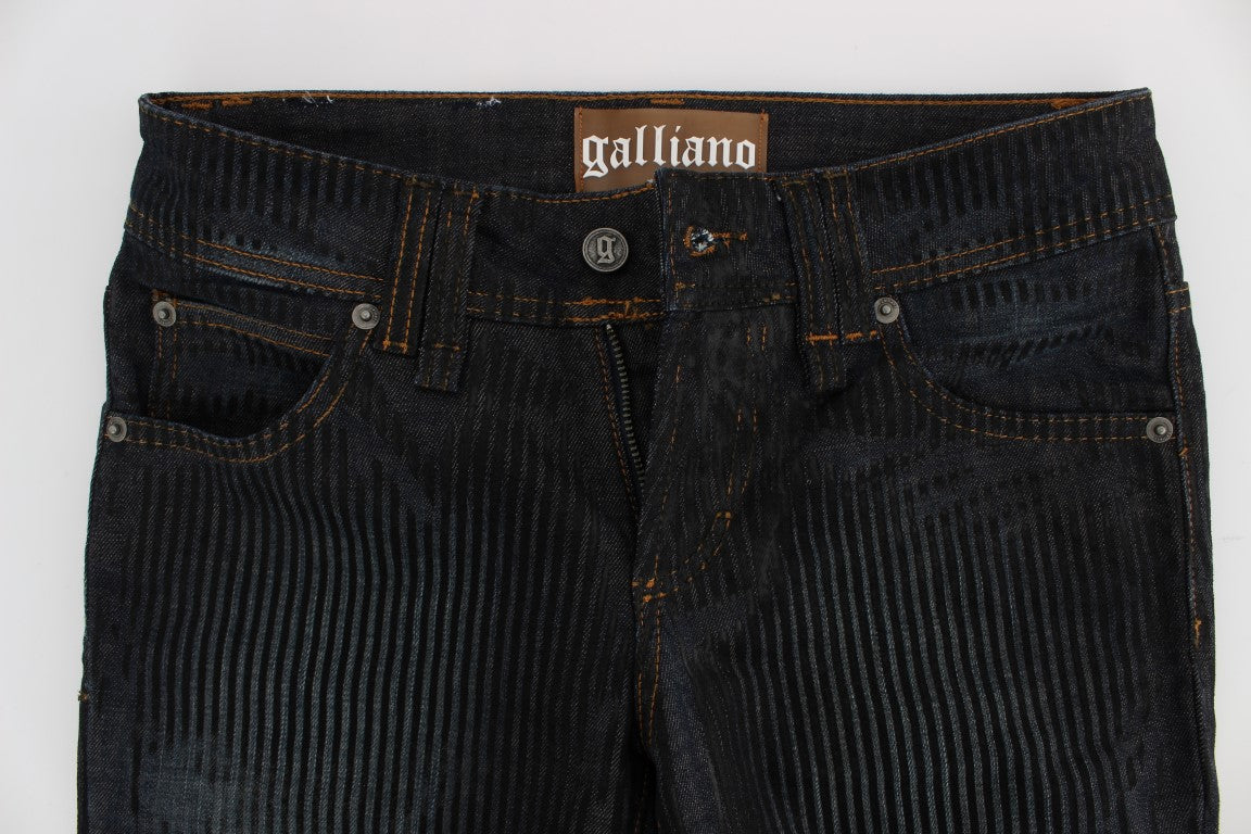 John Galliano Chic Slim Fit Bootcut Designer Jeans John Galliano