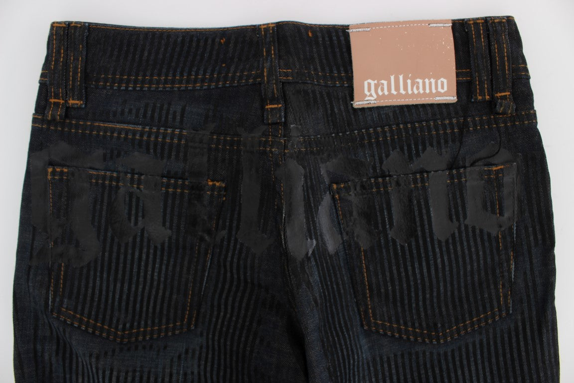 John Galliano Chic Slim Fit Bootcut Designer Jeans John Galliano